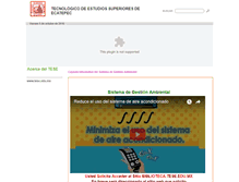 Tablet Screenshot of biblioteca.tese.edu.mx