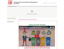 Tablet Screenshot of escolarweb0.tese.edu.mx